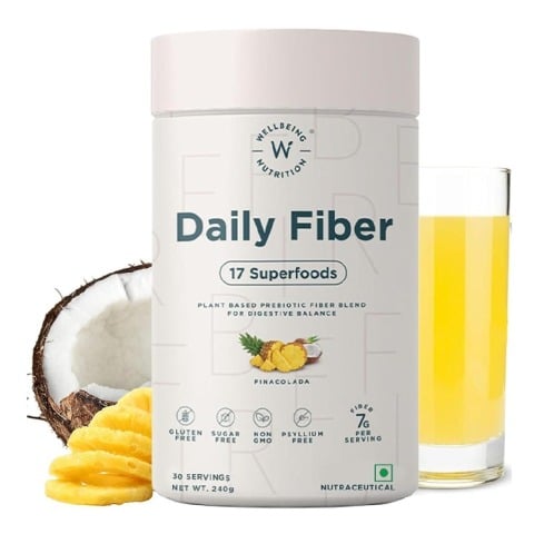 1 - Wellbeing Nutrition Daily Fiber,  240 g  Pinacolada 