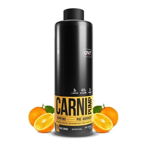 1 - QNT Carnipump Ripping Pre-workout,  500 ml  Navel Orange 
