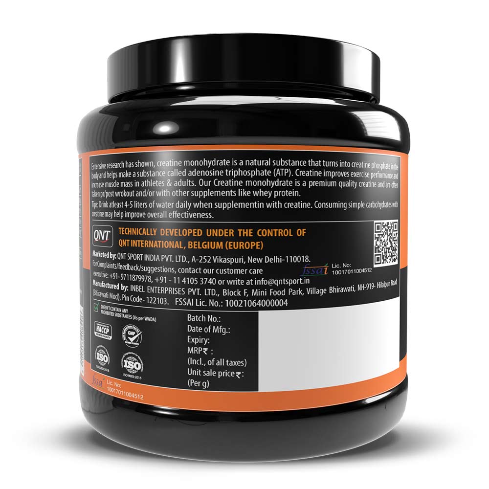 2 - QNT Creatine Monohydrate,  Unflavoured  2.18 lb 