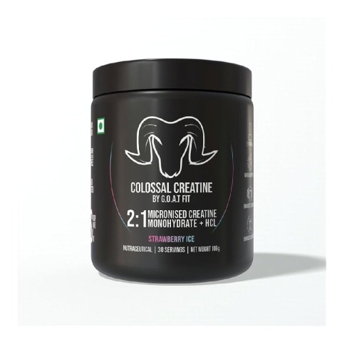 1 - G.O.A.T Fit Colossal Creatine,  Strawberry Ice  0.24 lb 