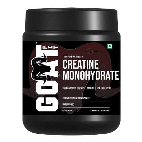 1 - G.O.A.T Fit 100% Pure Micronized Creatine Monohydrate,  Unflavoured  0.22 lb 