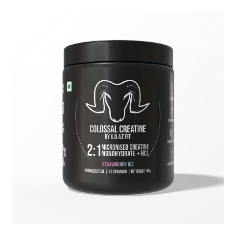 1 - G.O.A.T Fit Colossal Creatine,  Strawberry Ice  0.59 lb 