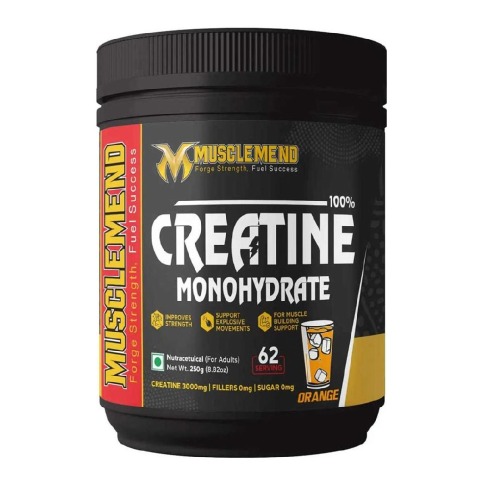 1 - Musclemend 100% Creatine Monohydrate,  Orange  0.55 lb 