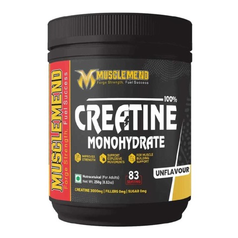 1 - Musclemend 100% Creatine Monohydrate,  Unflavoured  0.55 lb 