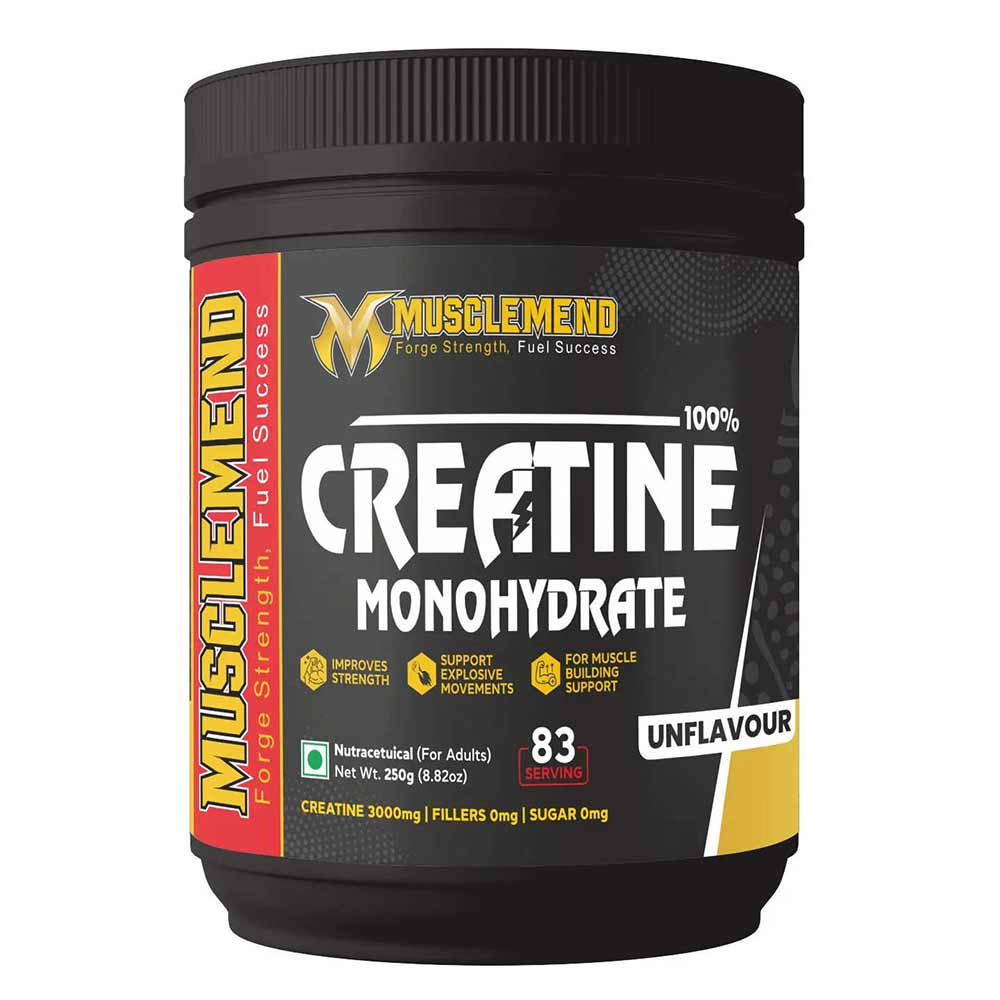 Musclemend 100% Creatine Monohydrate, Unflavoured 0.55 lb-image-18