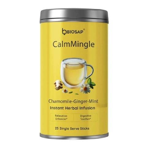 1 - BIOSAP CalmMingle,  Chamomile + Ginger + Mint  25 Stick(s) 