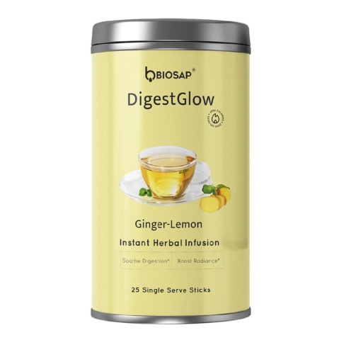 1 - BIOSAP Digestglow,  Ginger-Lemon  25 Stick(s) 