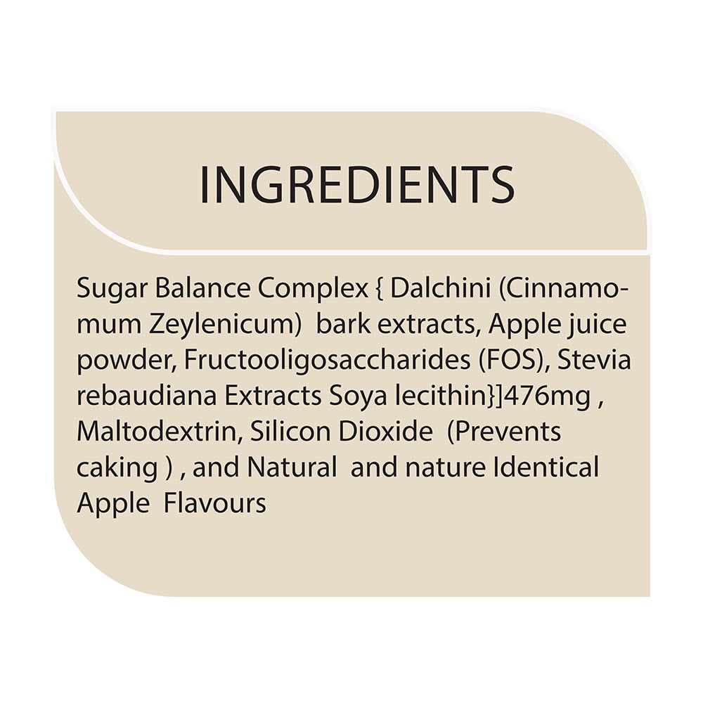 3 - BIOSAP SugarCalm,  Apple + Cinnamon  25 Stick(s) 