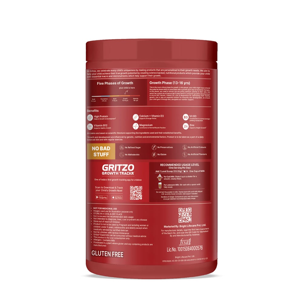 1 - Supermilk Gritzo Athlete for 13+ Years,  400 g  Double Chocolate (Iron Man)