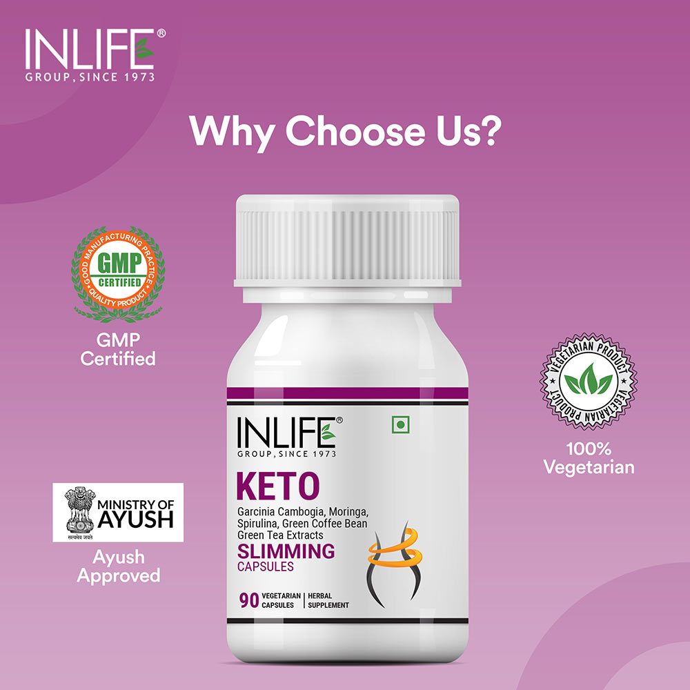 10 - INLIFE Keto Slimming,  90 capsules  Unflavoured 