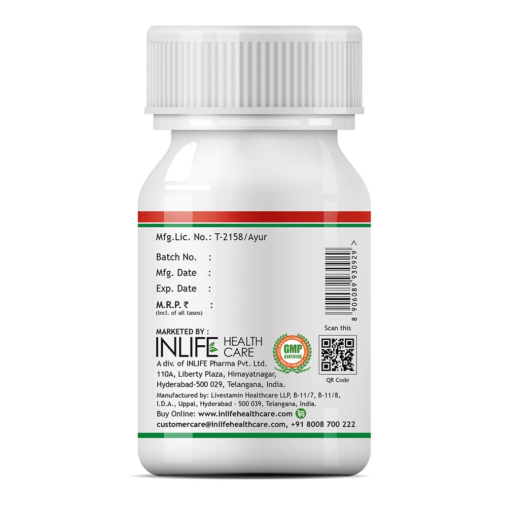 4 - INLIFE Safed Musli Extract 500 mg,  60 veggie capsule(s) 