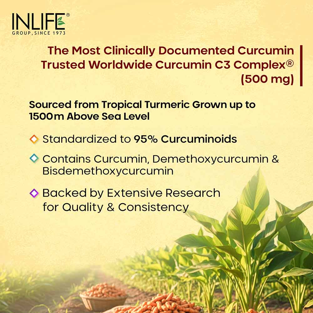 9 - INLIFE Curcumin 95 Advanced,  60 veggie capsule(s) 