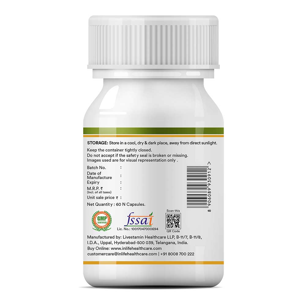 3 - INLIFE Ginkgo Biloba Extract 120 mg,  60 veggie capsule(s) 