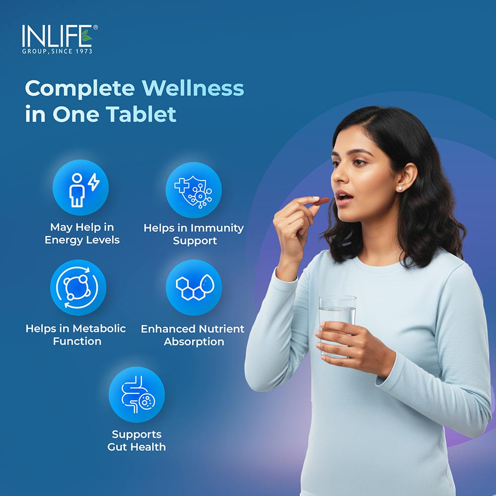 3 - INLIFE Multivitamin & Minerals,  60 tablet(s)  Unflavoured 