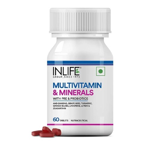 1 - INLIFE Multivitamin & Minerals,  60 tablet(s)  Unflavoured 