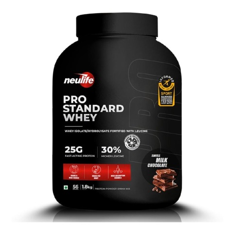 1 - Neulife Pro Standard Whey, 3.96 lb Swiss Milk Chocolate