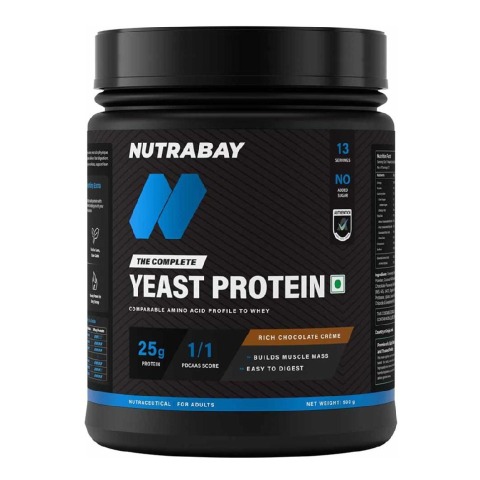 2 - Nutrabay Yeast Protein,  1.1 lb  Rich Chocolate Creme 