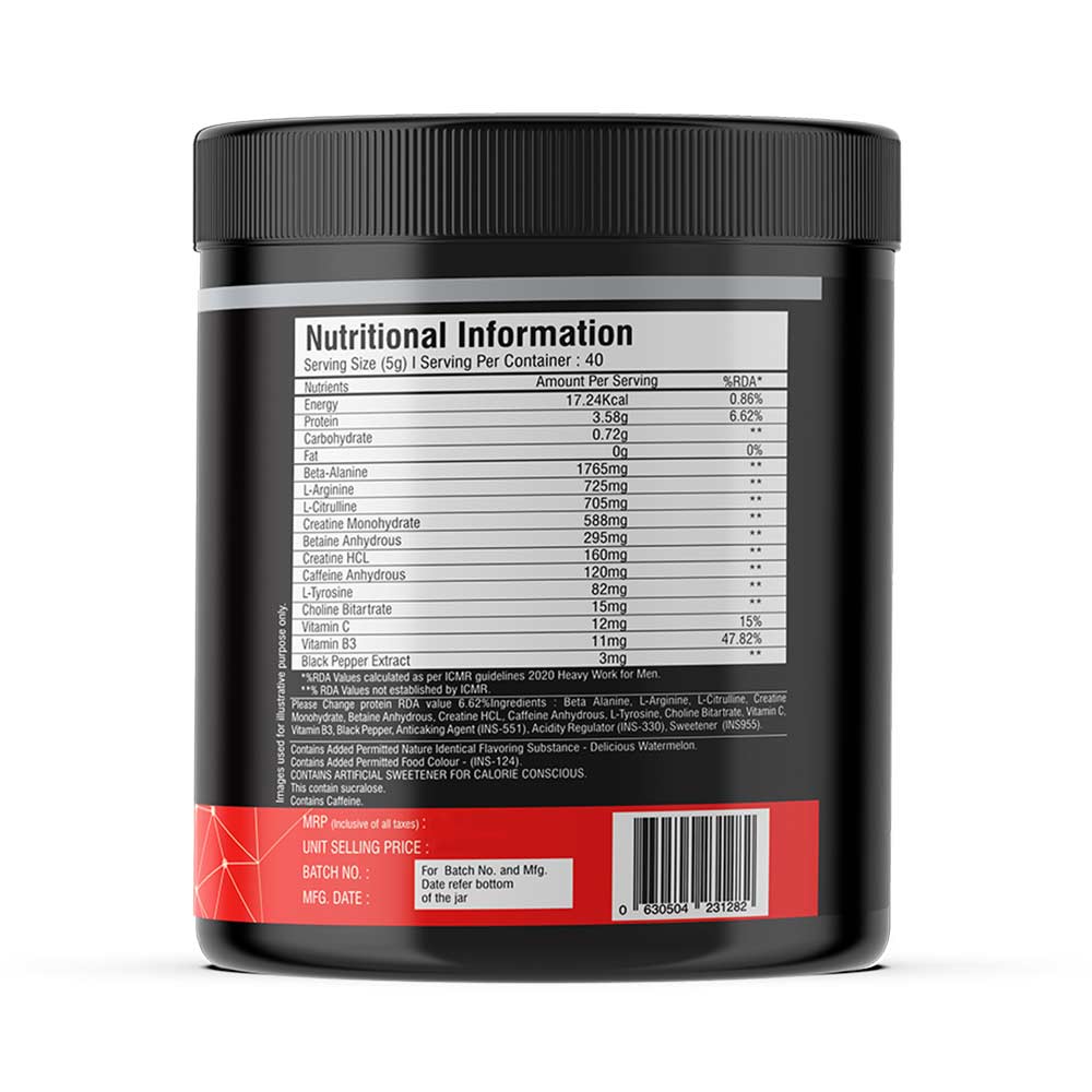 2 - iMuscles Nutrition Instant Charge Pre Workout,  0.44 lb  Delicious Watermelon 