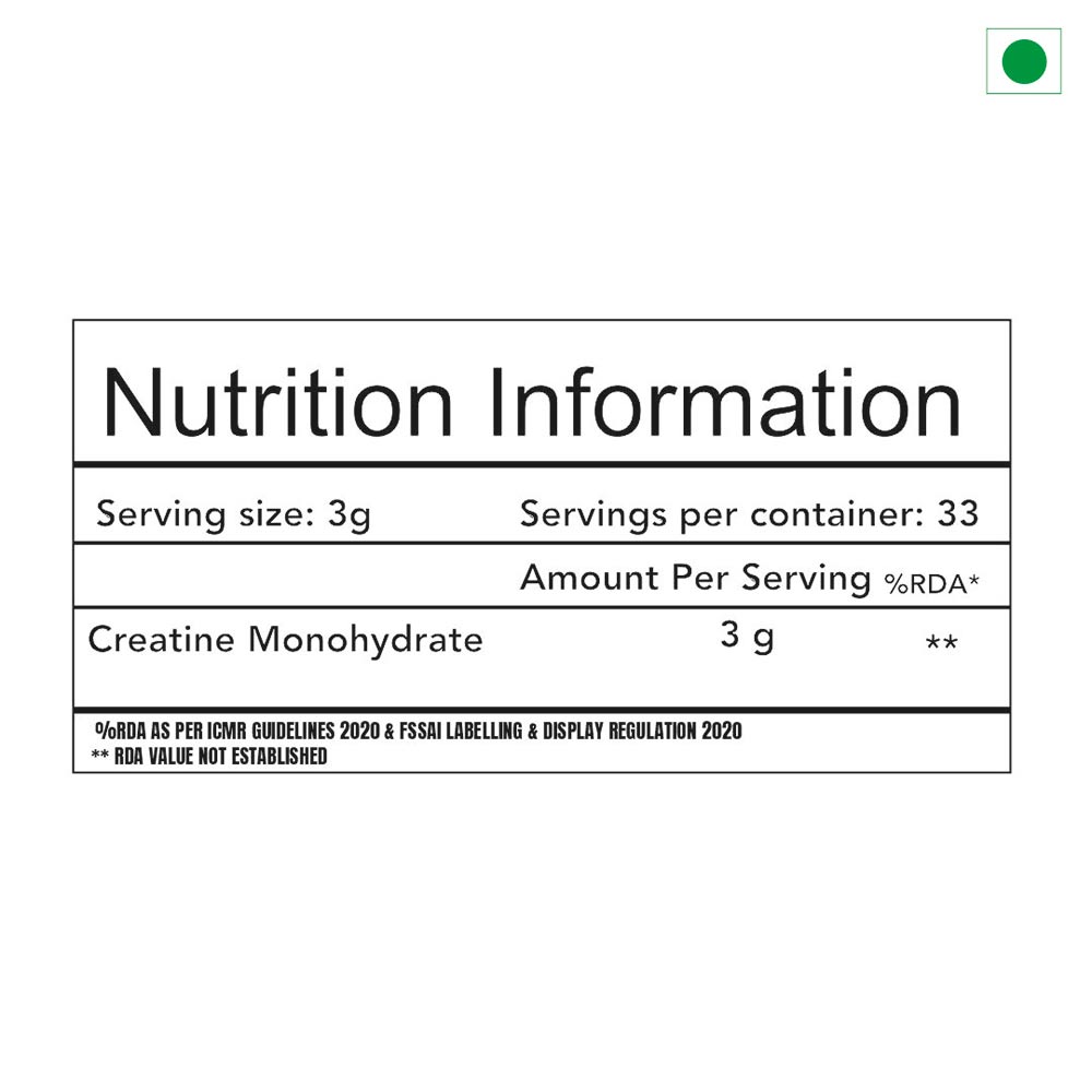 5 - iMuscles Nutrition Pure Creatine Monohydrate,  Unflavoured  0.22 lb 