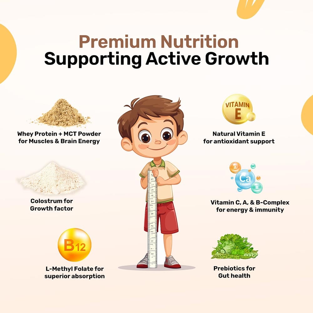 3 - Miduty Kids ProGrow+,  400 g  Chocolate 