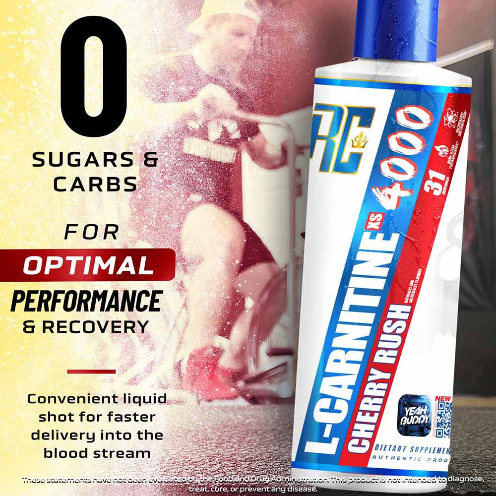 2 - Ronnie Coleman L-Carnitine XS 4000,  465 ml  Cherry Rush 