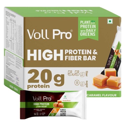 1 - Voll Sante Voll Pro High Protein & Fiber Bar,  1 bar(s)  Caramel (20g Protein) 