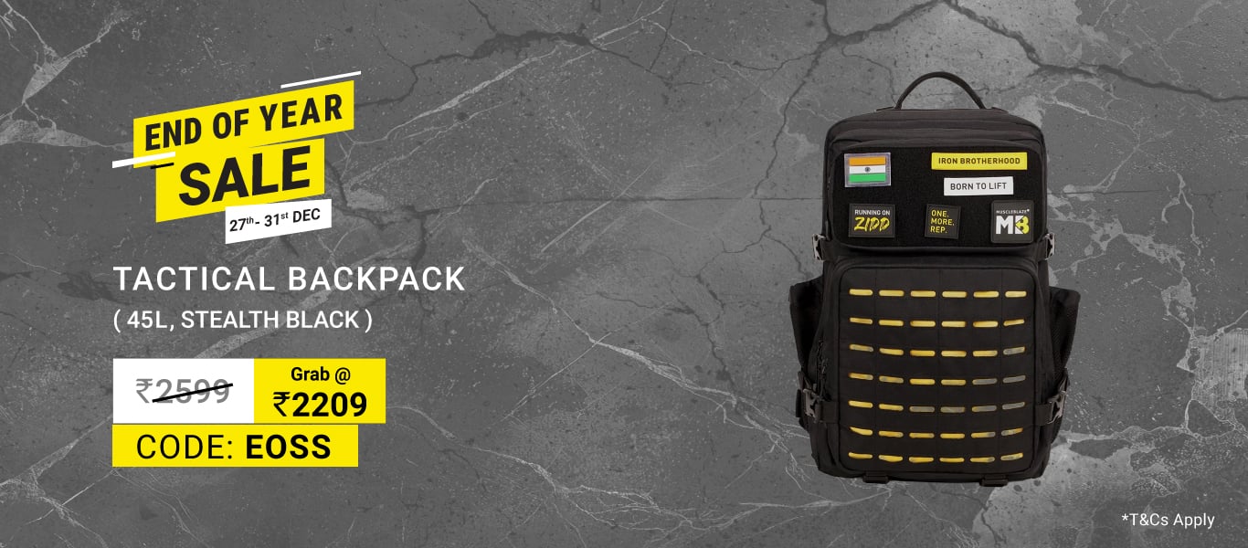 EOYS: Tactical Backpack 45L Stealth Black @ 2209 using code EOSS