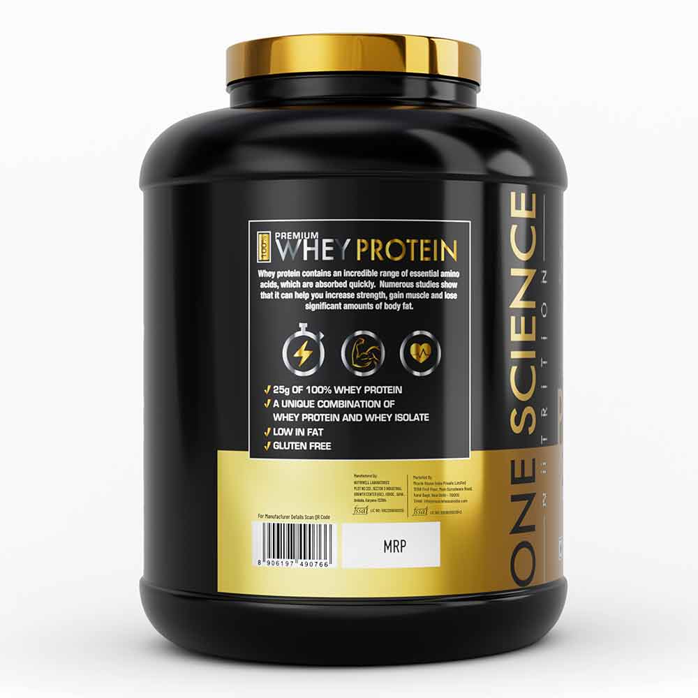 10 - One Science 100% Premium Whey Protein, 5 lb Chocolate Coconut - with Free 150g Creatine