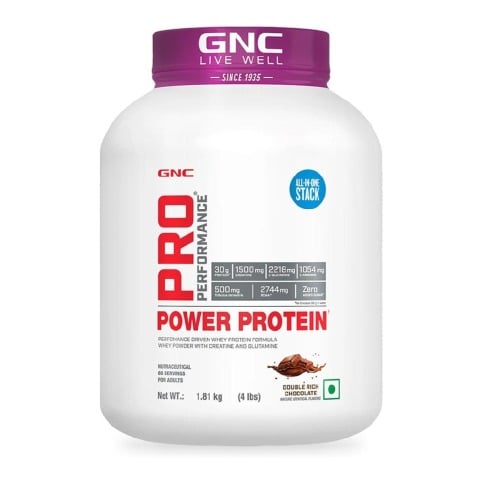 1 - GNC Pro Performance Power Protein,  4 lb  Double Rich Chocolate 