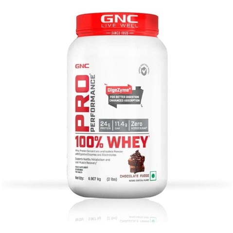1 - GNC Pro Performance 100% Whey Protein, 2 lb Chocolate Fudge