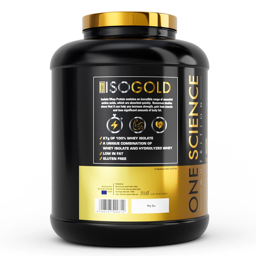 2 - One Science 100% Iso Gold Whey Protein Isolate,  5 lb  Ice Coffee 