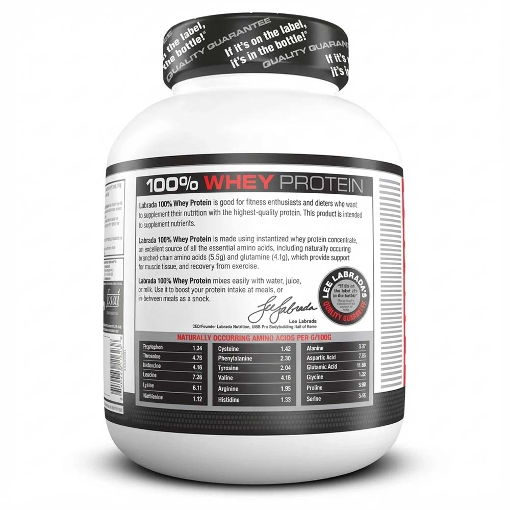 2 - Labrada 100% Whey Protein,  4 lb  English Toffee 