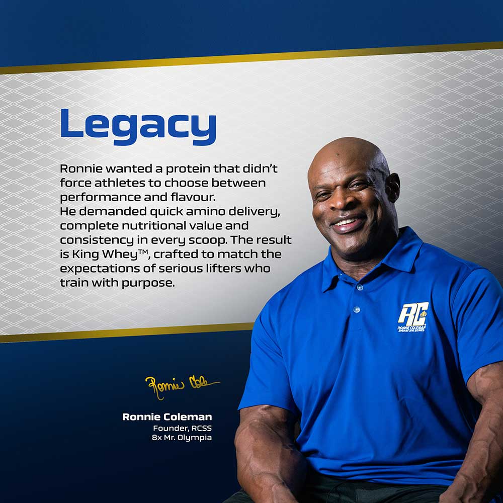 5 - Ronnie Coleman King Whey Protein,  5 lb  Chocolate Brownie