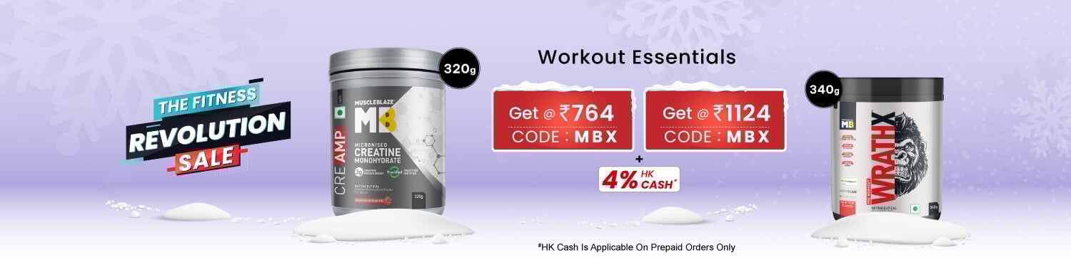Workout Essentials | Extra 10% | Max Dis 400 | MBX | 4% HK Cash