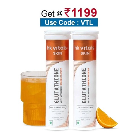 HealthKart HK Vitals Glutathione Effervescent,  Orange  30 tablet(s) 