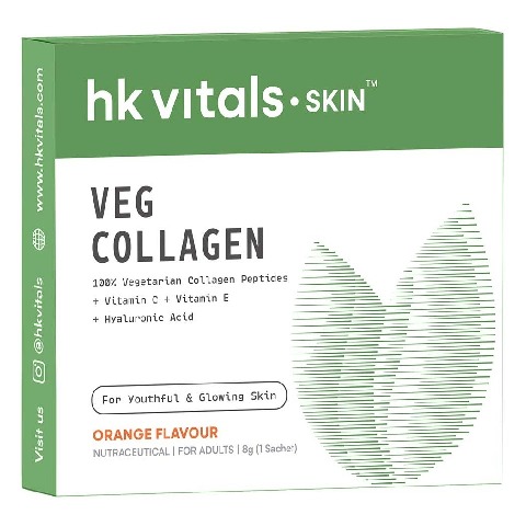 1 - HealthKart HK Vitals Skin Radiance Collagen,  8 g  Orange - Veg 