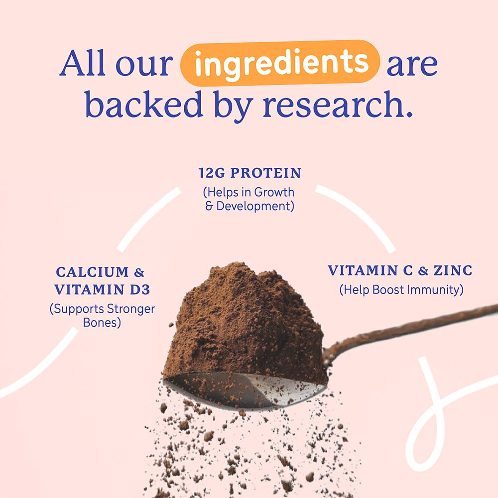 4 - Supermilk Gritzo Overall Growth for Boy 13+ Yrs Protein & Nutrition Drink Mix,  400 g  Double Chocolate 