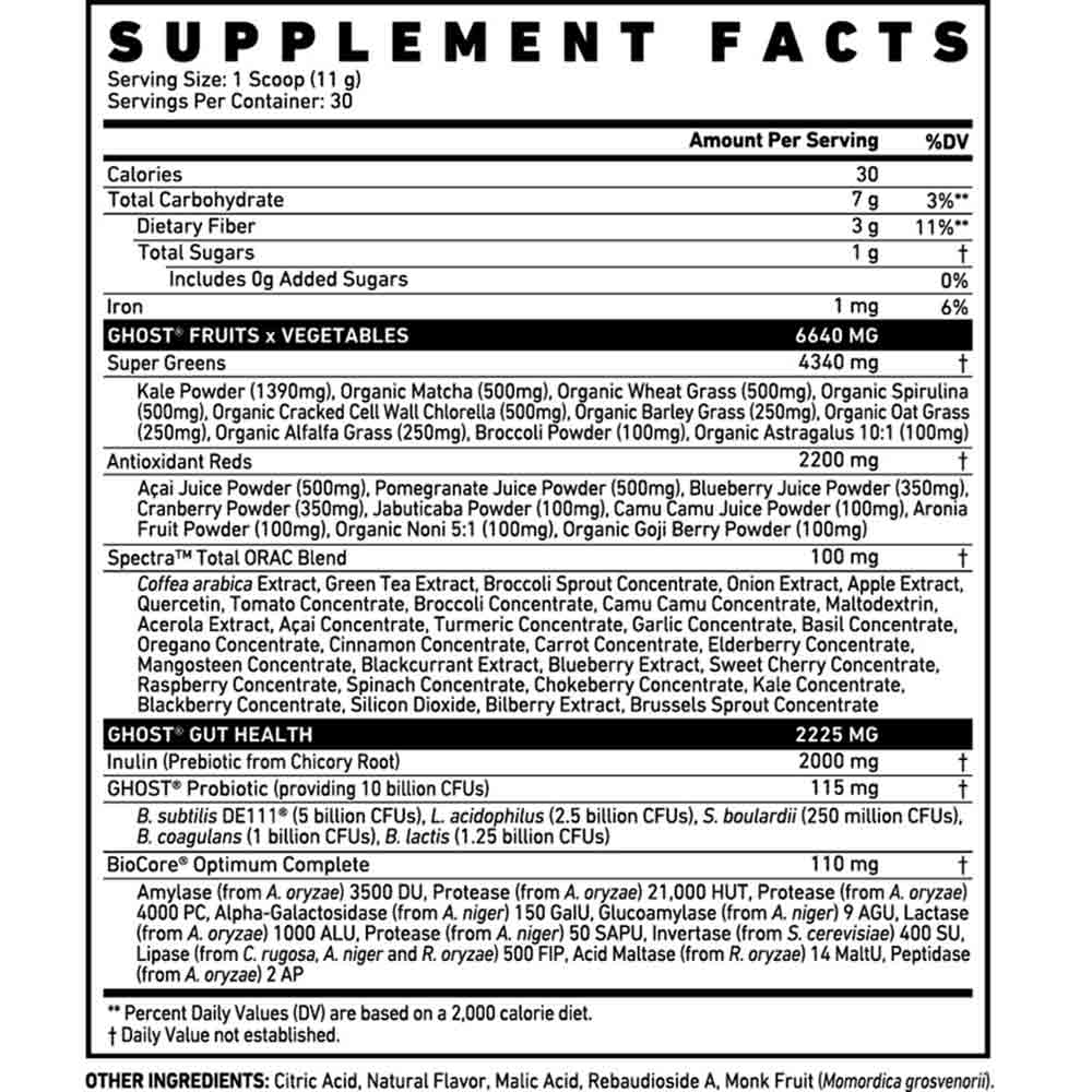 3 - Ghost Greens Superfood,  0.73 lb  Iced Tea Lemonade 