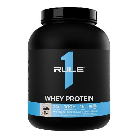 1 - Rule One 100% Whey Protein,  4.95 lb  Cookies & Creme 