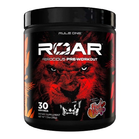 1 - Rule One Roar Ferocious Pre-Workout,  0.69 lb  Fruit Punch 