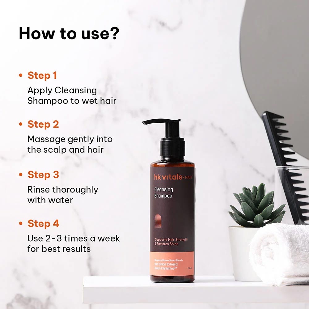 Hair Strength 60 Gummies Strawberry & 175 ml Shampoo Combo