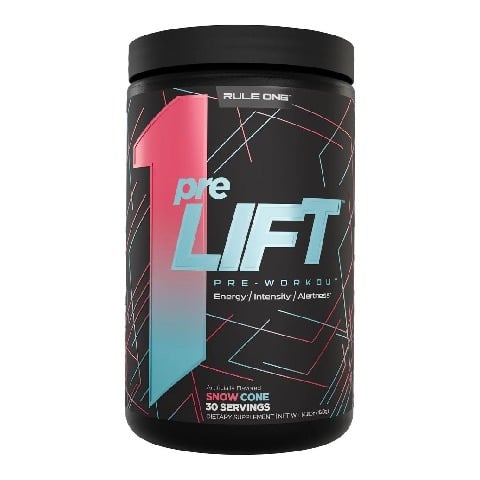 1 - Rule One Pre Lift Pre-Workout,  0.93 lb  Snow Cone 
