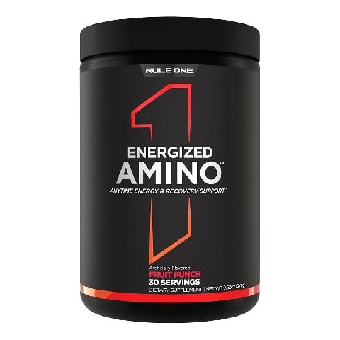 1 - Rule One Energized Amino,  0.59 lb  30 Servings  Fruit Punch 