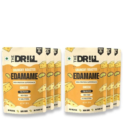1 - The Drill Crunchy Roasted Edamame,  Cheese (Pack of 6)  30 g 