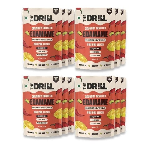 1 - The Drill Crunchy Roasted Edamame,  Cheese (Pack of 12)  30 g 