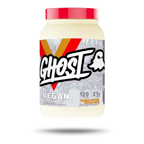 1 - Ghost Vegan Protein,  2.2 lb  Peanut Butter Cereal Milk 