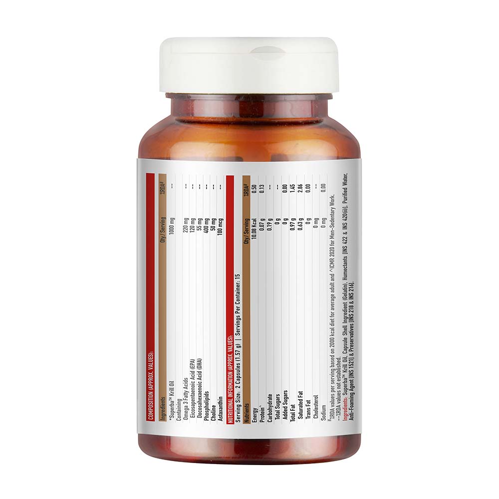 12 - TrueBasics Heart Omega-3 Antarctic Krill Oil,  30 capsules