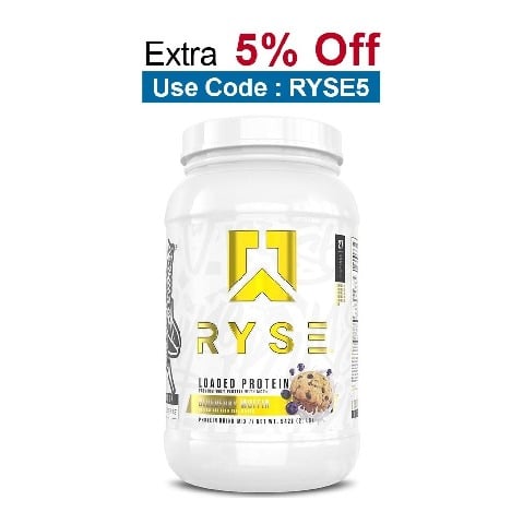Ryse Loaded Protein, 2.1 lb Blueberry Muffin