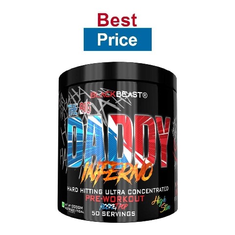 BLACK BEAST The Big Daddy Inferno Pre-Workout,  0.66 lb  Rocket Pop 