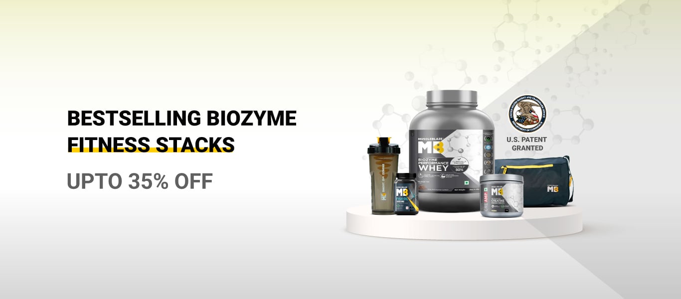 Bestselling Biozyme Fitness Stacks - Upto 35% Off